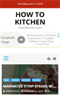 Mobile Screenshot of how2kitchen.com